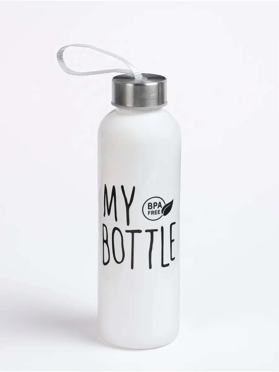 Бутылка для воды My Bottle пластиковая 500 мл белая