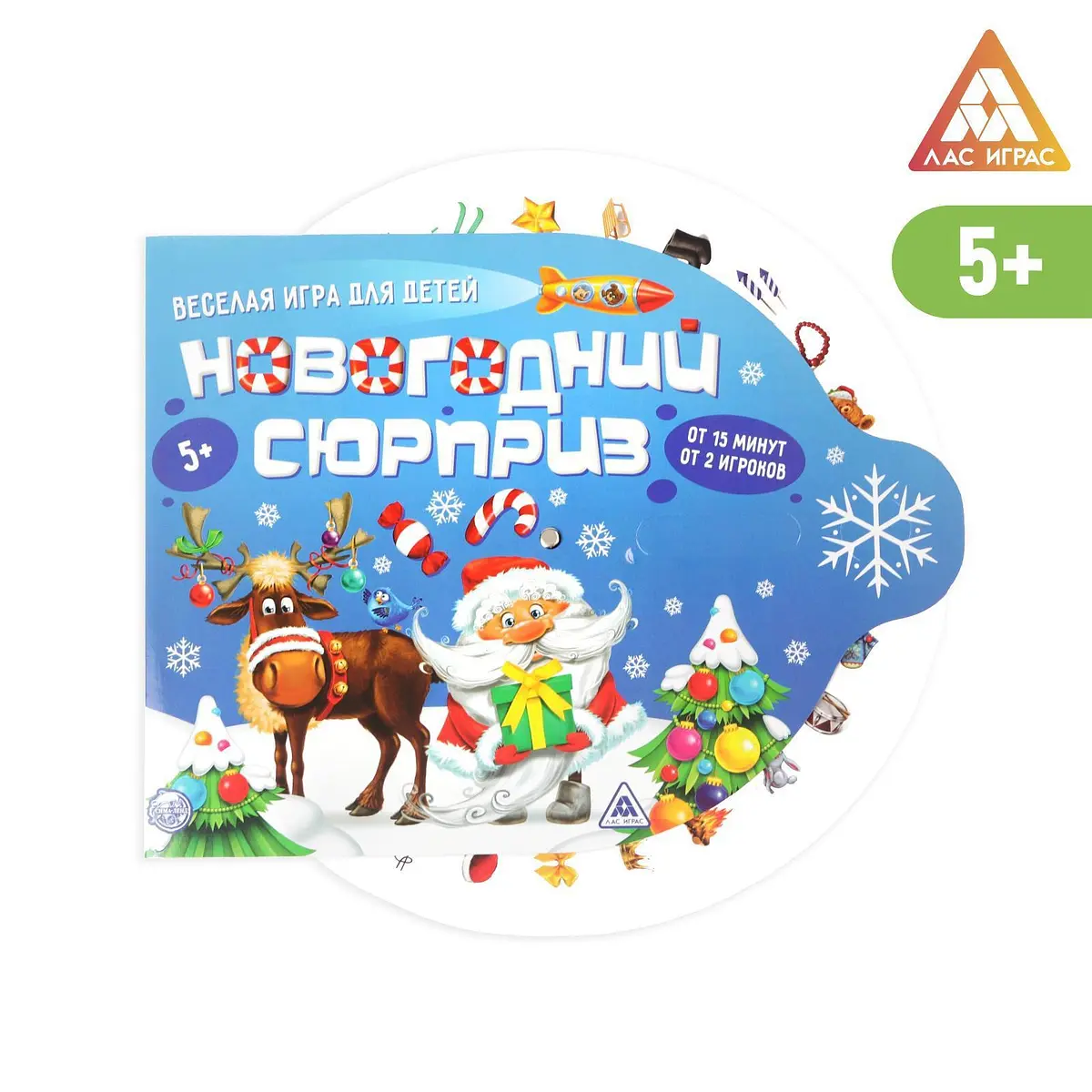 Настольная игра ЛАС ИГРАС Новогодний сюрприз для детей 5+