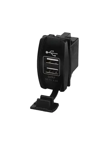 Устройство зарядное, 12-24 в, 2 usb, 3.1