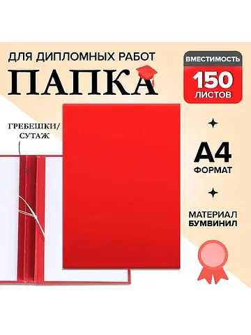 Папка для дипломных работ (без надписи) 