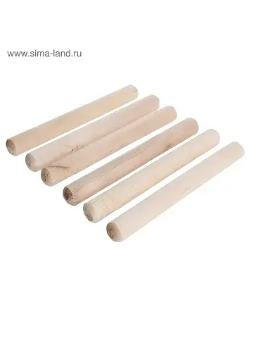 Палочки эстафетные, 6 шт., длина 30 см