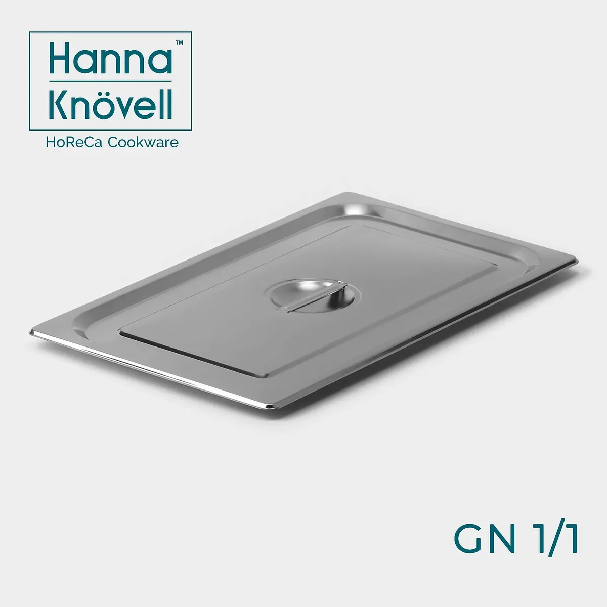 Крышка для гастроемкости Hanna Knövell GN 1/1 53×32.5 см нержавеющая сталь