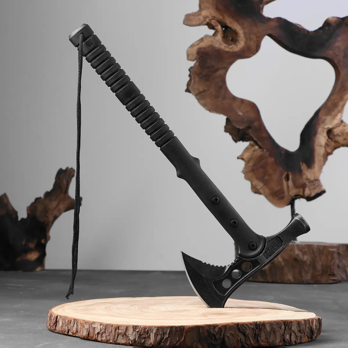 Топорик туристический Мастер К Викинг 16.5×39 см чёрный