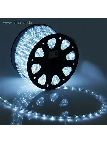 Световой шнур 11 мм, ip65, 100 м, 24 led