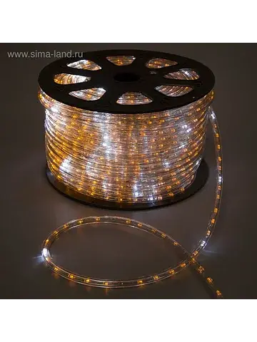 Световой шнур 13 мм, ip65, 100 м, 36 led