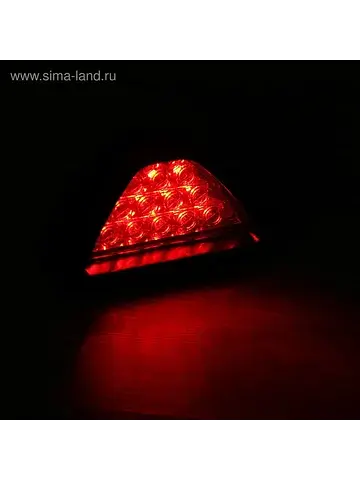 Фонарь противотуманный 12 led, 12 в, кра