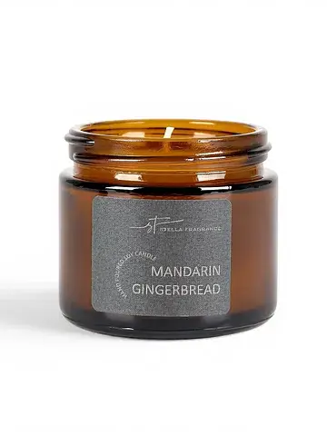 Ароматическая свеча в банке mandarin gin