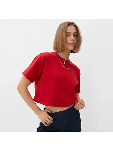 Футболка укороченная