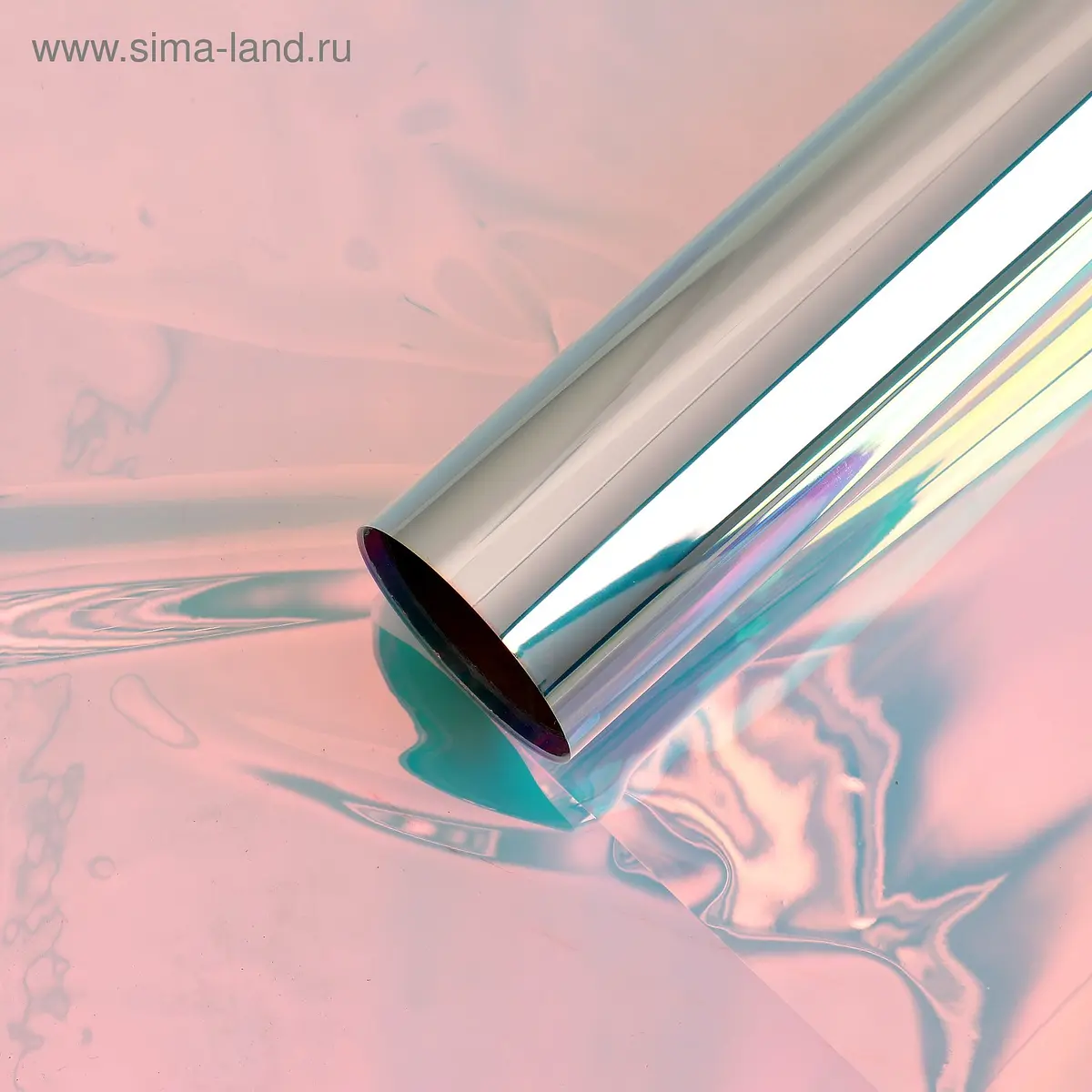 Пленка иридисцентная UPAK LAND розовая 0.5×5 м