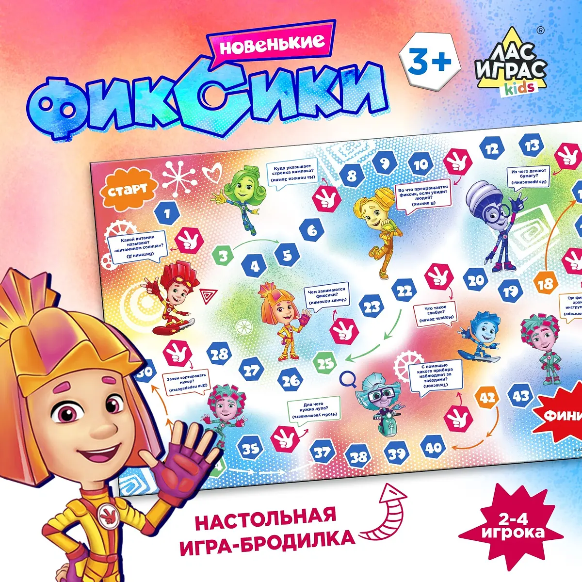 Игра-бродилка Фиксики для детей 3+