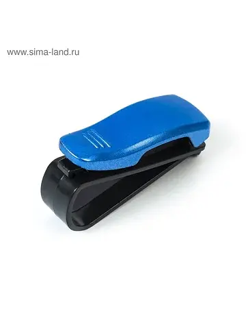 Держатель для очков , зажим, синий