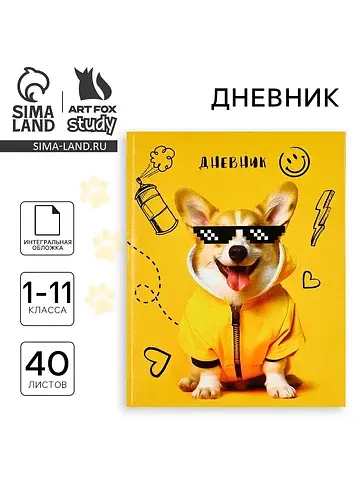 Дневник школьный для 1-11 класса, в инте