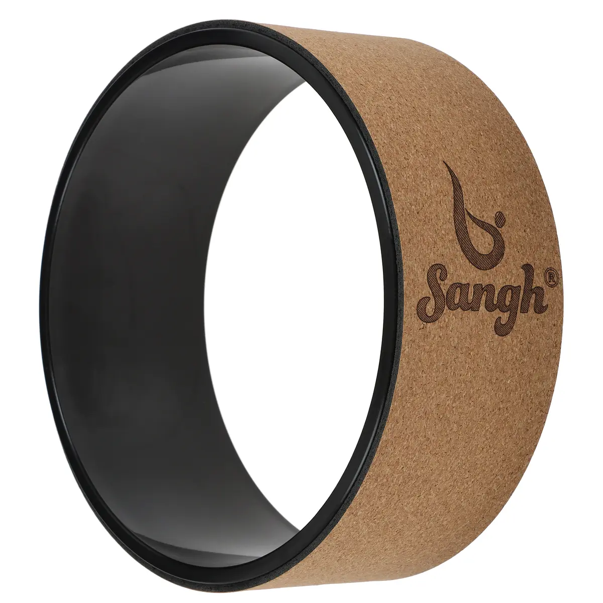 Йога-колесо Sangh Лотос 33 см чёрное