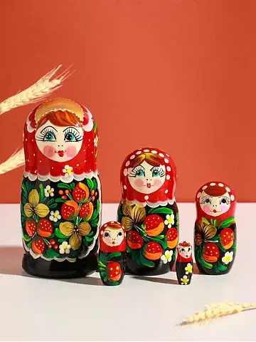 Матрешка дерево No brand