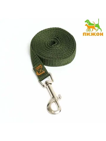 Поводок 2 м × 1.5 см, зеленый