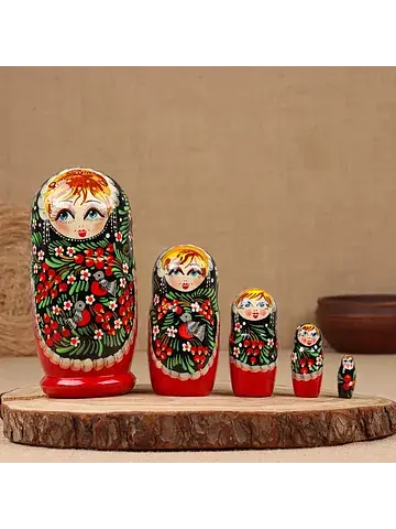 Матрешка дерево No brand