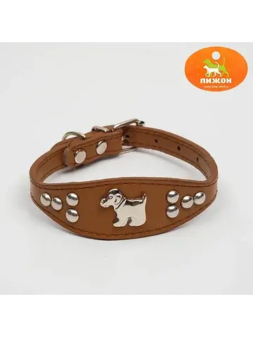Ошейник-селедка со щенком, 29-32 х 2,5 с