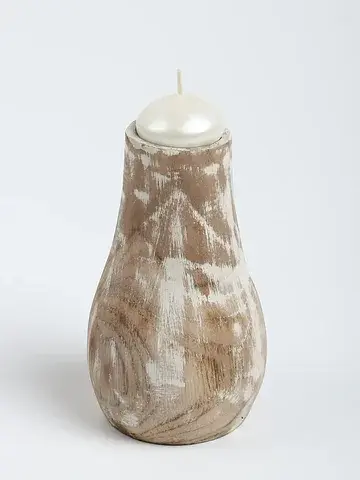 Подсвечник, d=4 см, 9×9×15 см, дерево дж