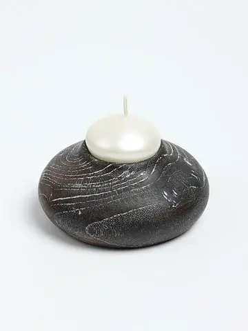 Подсвечник из дерева джати, d=3 см, 10×1
