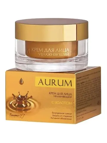 Aurum Крем для лица с золотом Увлажняющи