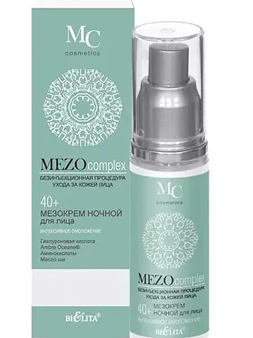 MEZOcomplex Мезокрем ночной для лица 40+