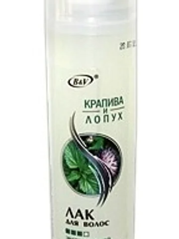 Крапива и лопух Лак для волос Крапива и 
