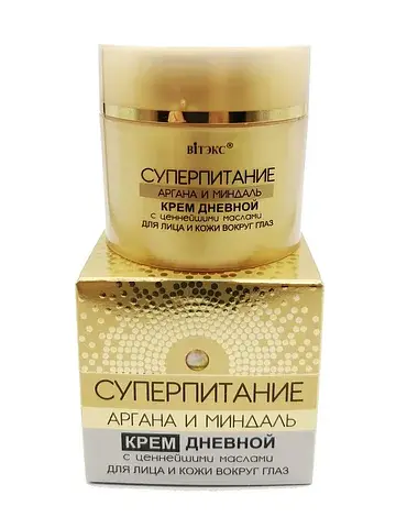 Суперпитание Аргана и миндаль Крем дневн