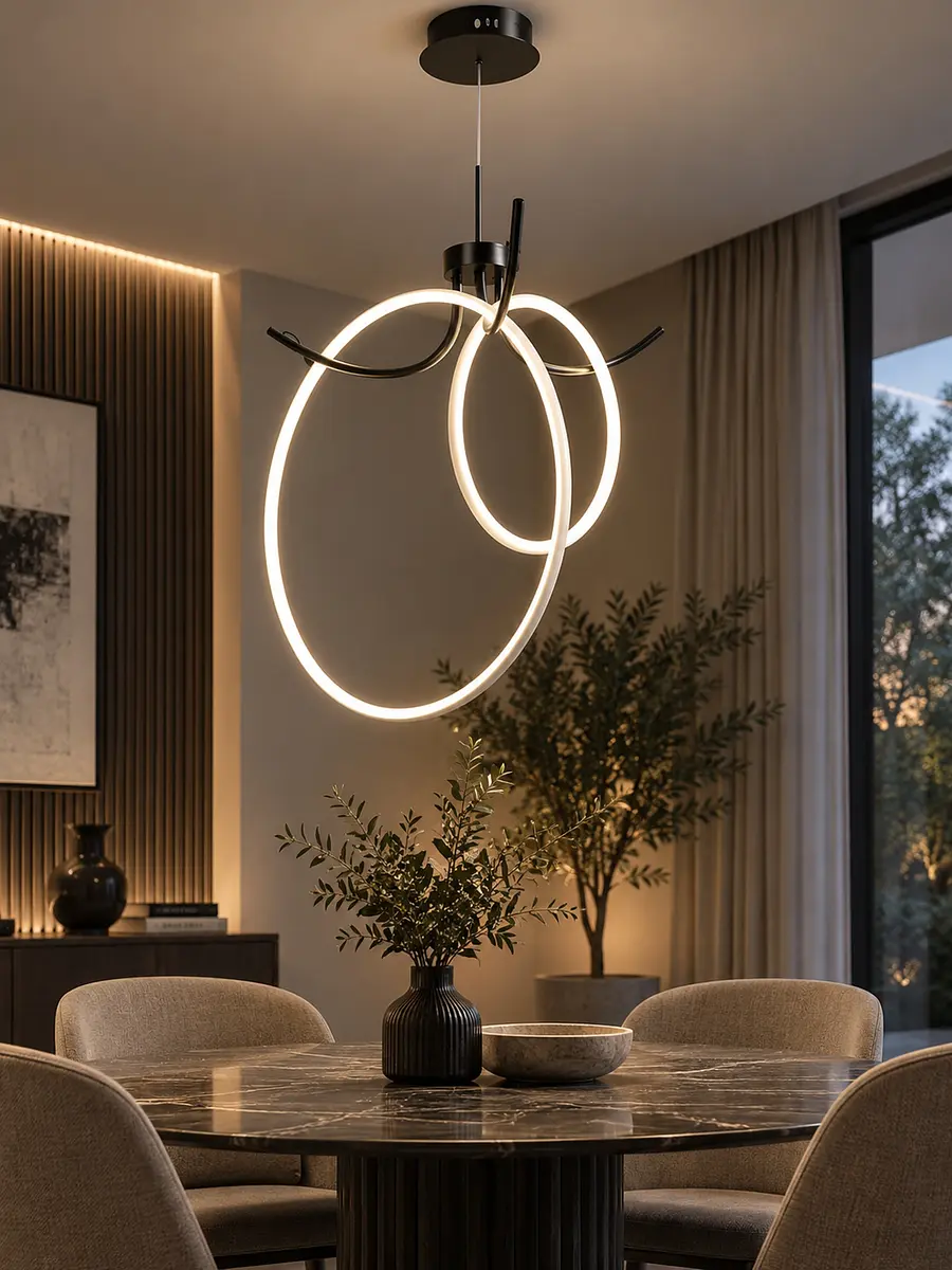 Люстра BayerLux Emilia светодиодная 88 Вт белая 54×54×120 см