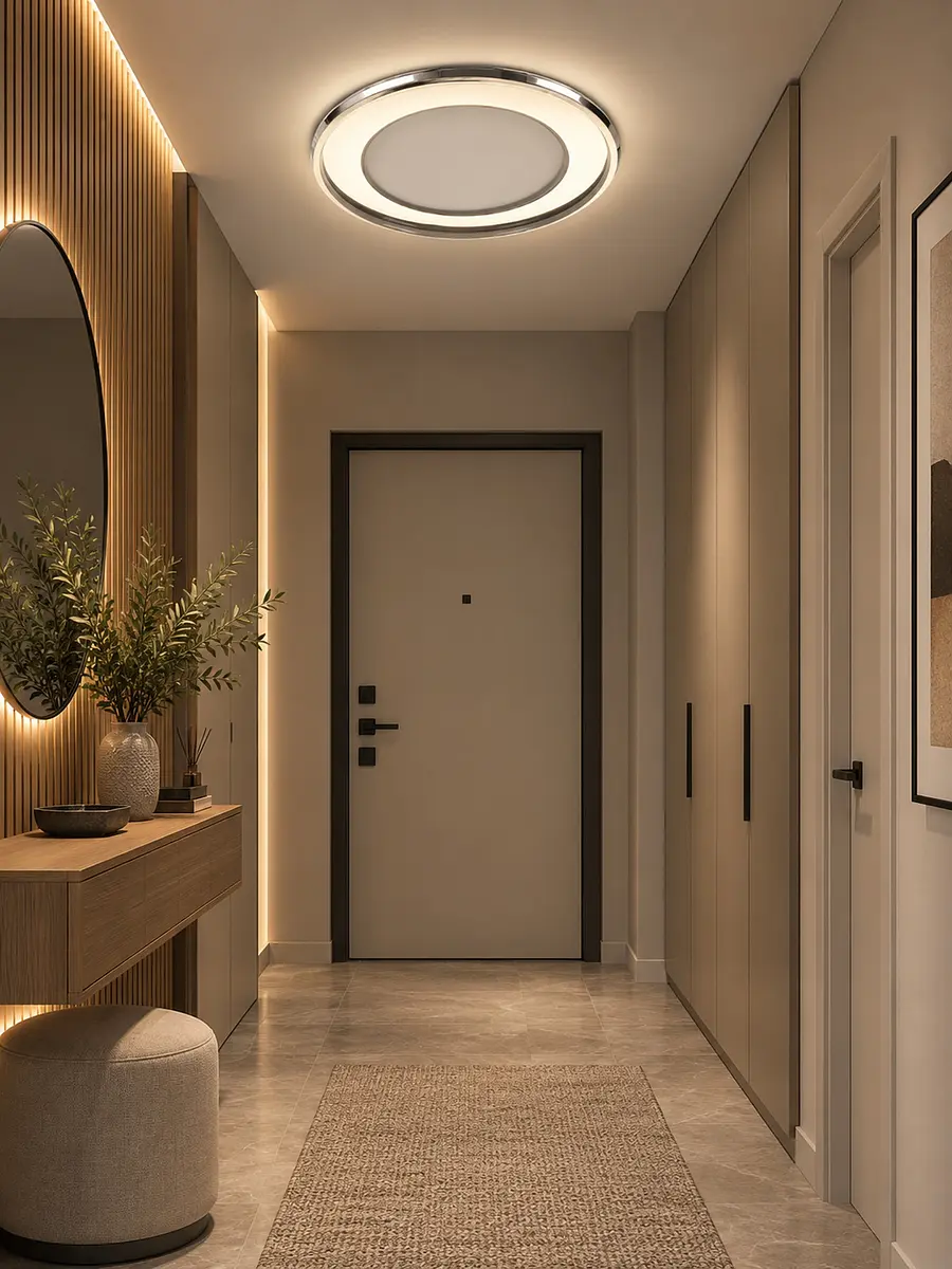 Люстра BayerLux Karin светодиодная 76 Вт хром 50×50×6 см