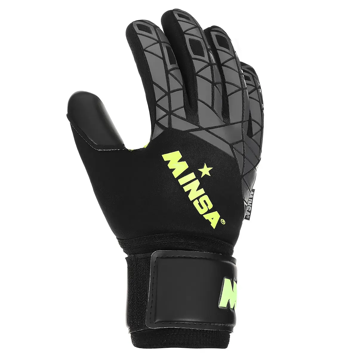 Перчатки вратарские MINSA GK352 Air PRO размер 7 чёрные