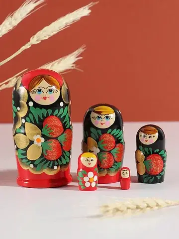 Матрешка дерево No brand