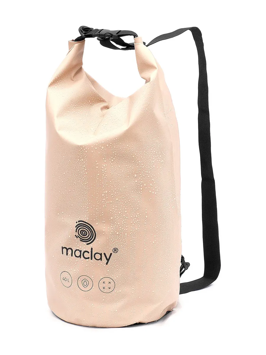 Гермомешок туристический Maclay 40 л 500D бежевый