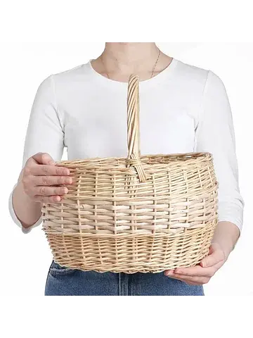 Корзина плетеная No brand