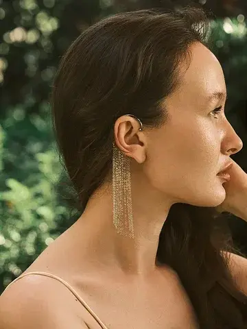 Серьга кафф QF