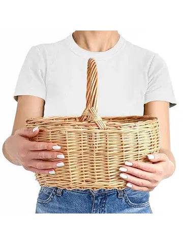 Корзина плетеная No brand