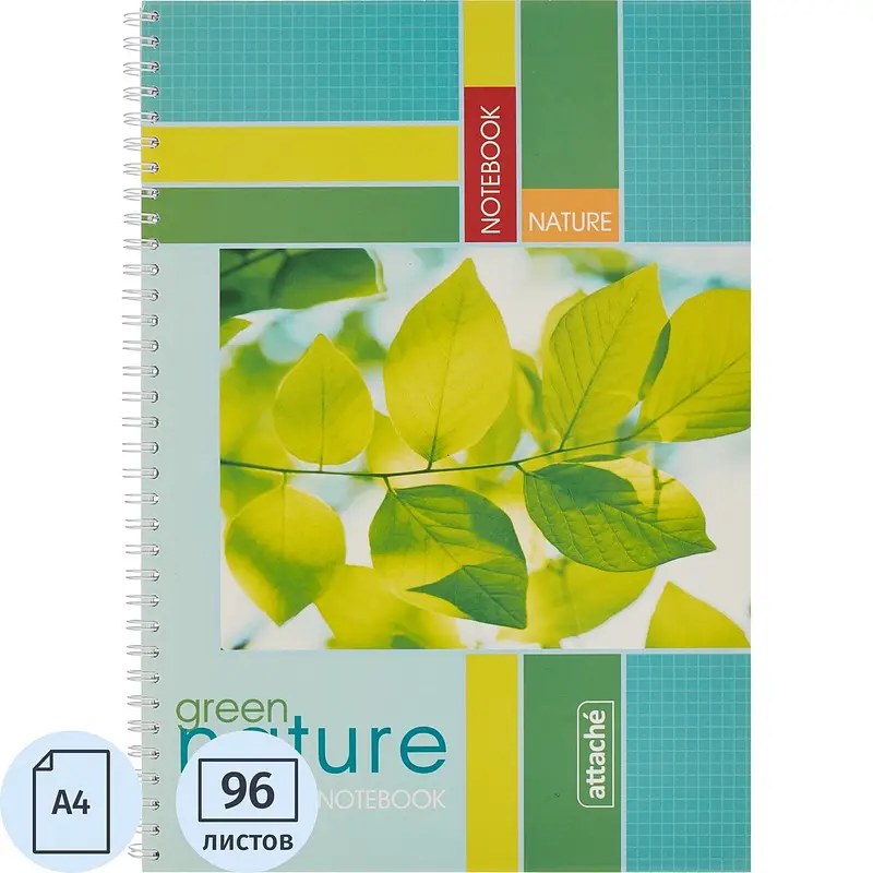 Бизнес-тетрадь Attache Green Nature A4 96 листов