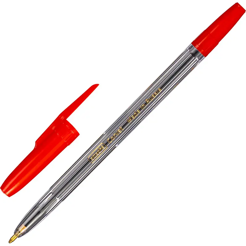 Ручка шариковая Attache Corvet красная 0,7 мм