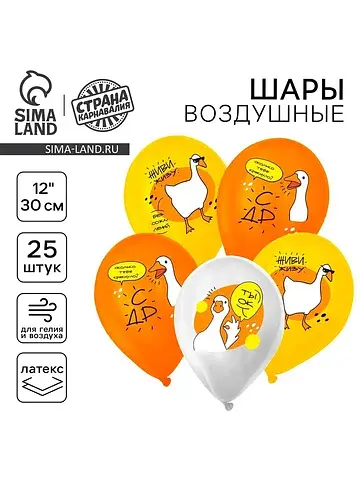 Воздушный шар латексный 12