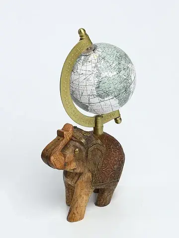 Глобус сувенирный, 11×8×21.5 см, подстав