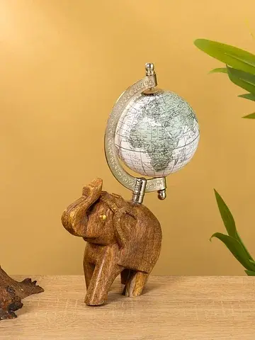 Глобус сувенирный, 11×8×21.5 см, подстав