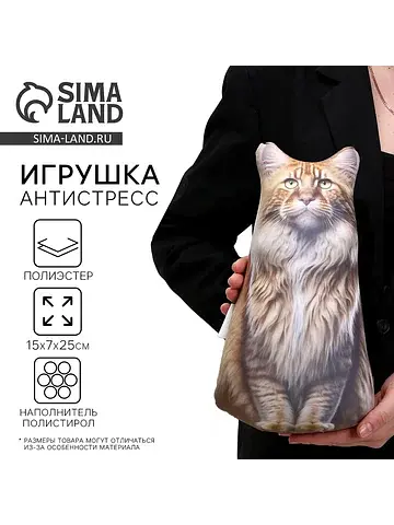 Антистресс игрушка, кот