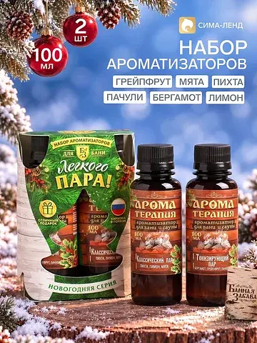 Набор ароматизаторов 2 шт. по 100 мл