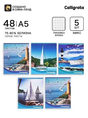 Тетради 48 листов в клетку
