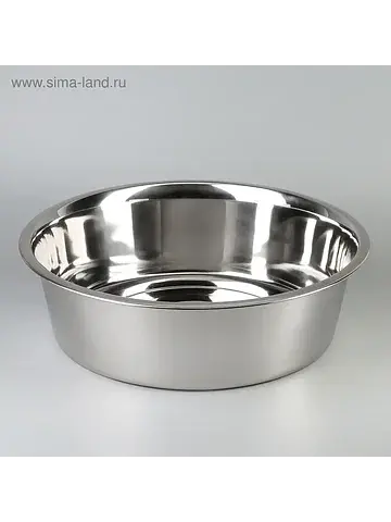 Таз из нержавеющей стали, 9 л, d=39 см, 