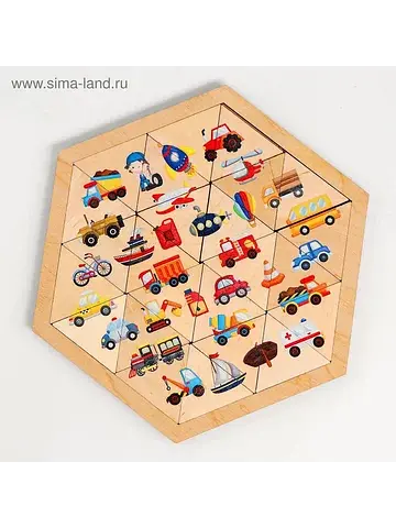Пазл деревянный