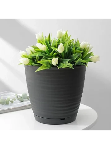 Горшок цветочный с поддоном saffron, 2.6