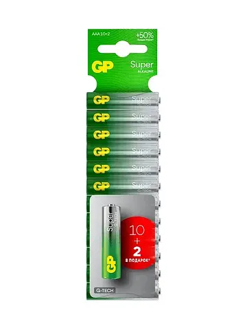 Батарейка алкалиновая super, aaa, lr03-1