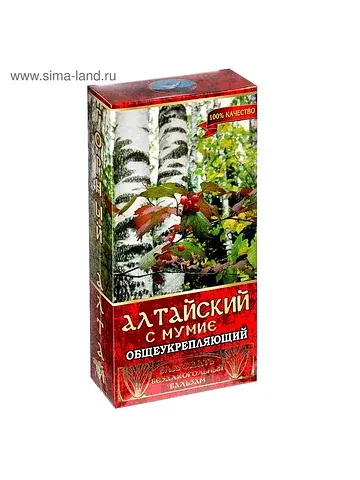 Безалкогольный алтайский бальзам на трав
