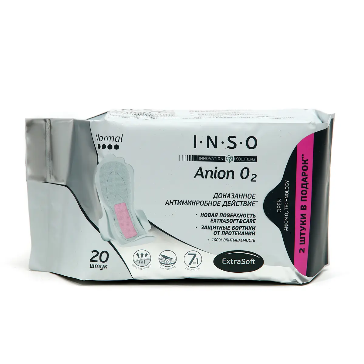Прокладки Inso Anion O2 normal 20 шт