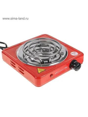 Плитка электрическая en-902r, 1000 вт, 1
